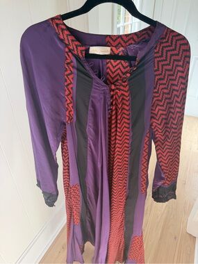 Natalie Martin Fiore Maxi 100% silk dress size XS (fits like small)